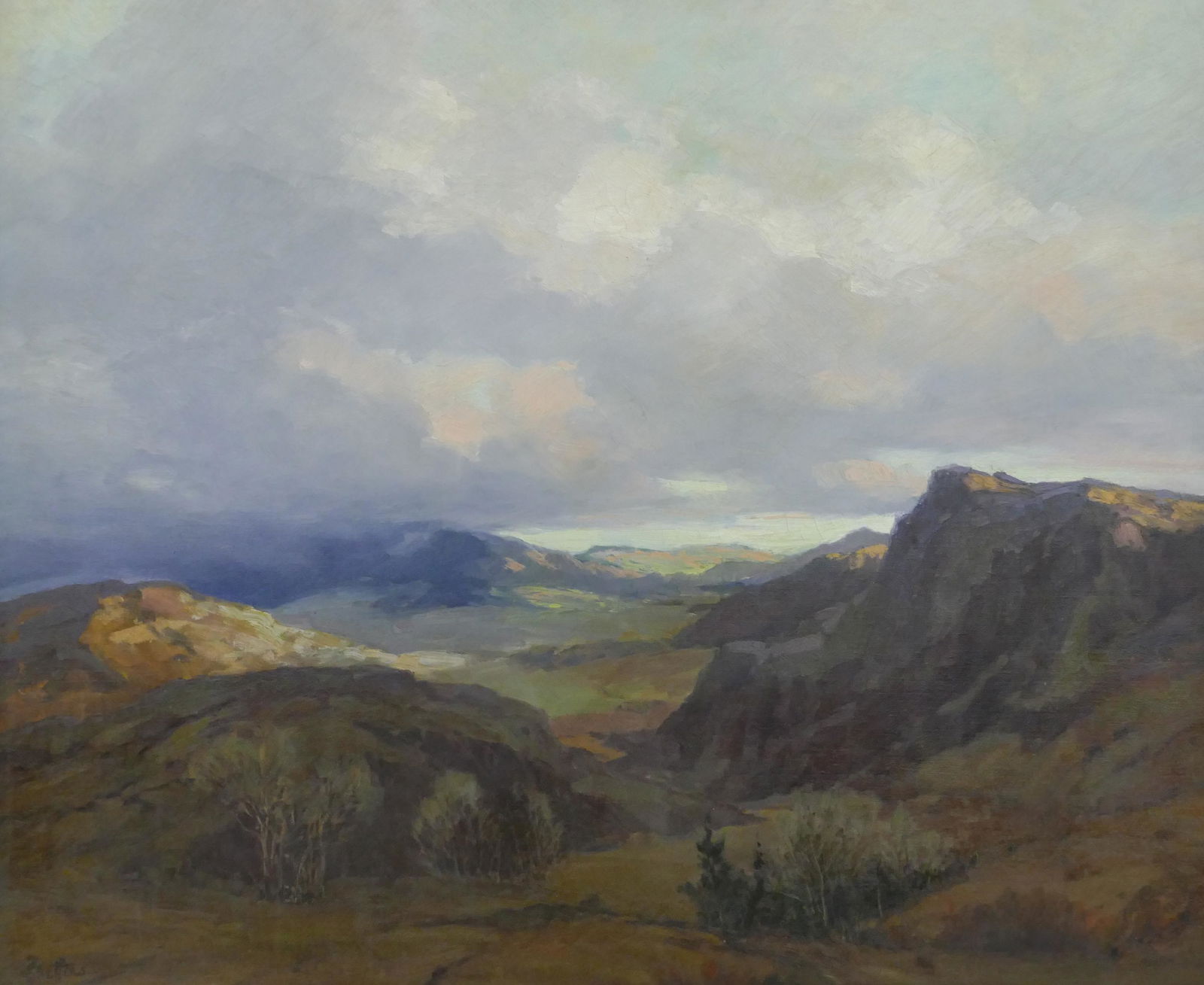 Peter Winthrop Sheffers ''Siskiyou Morning'' Oil (1 of 3)