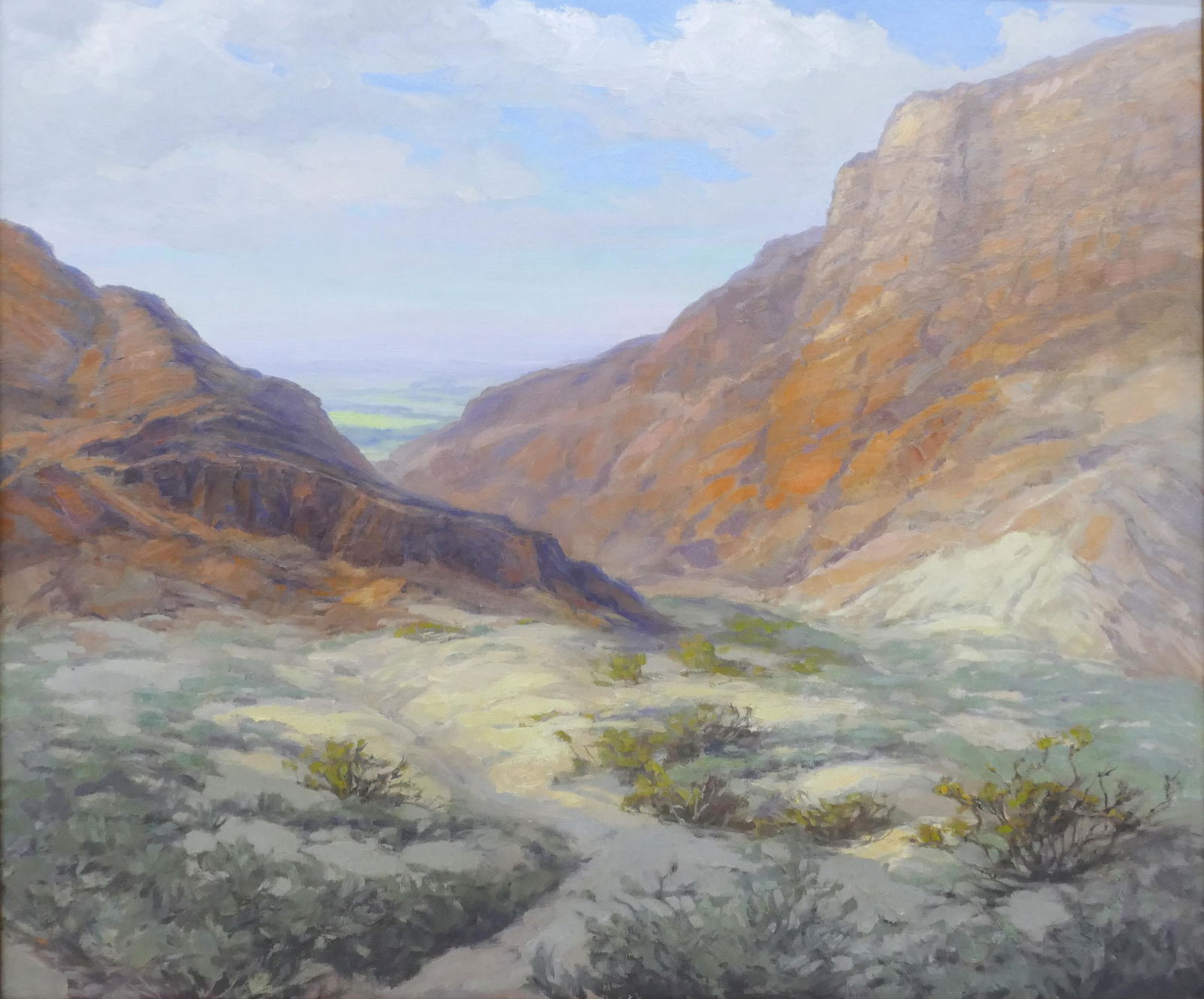 Peter Winthrop Sheffers ''Silent Majesty'' (Canyon) Oil (1 of 3)