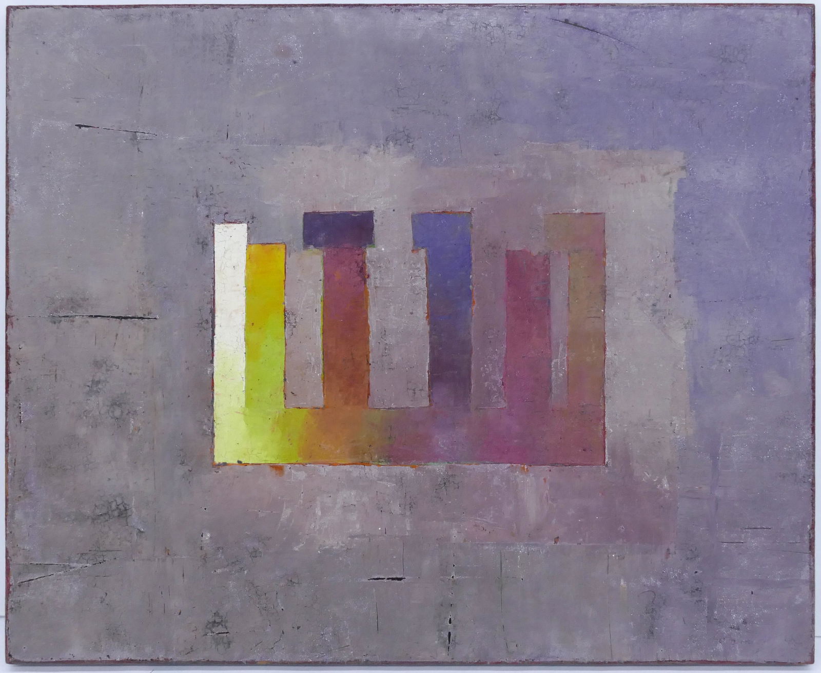 Joseph Goldberg ''Nightline'' 1987 Encaustic (1 of 3)