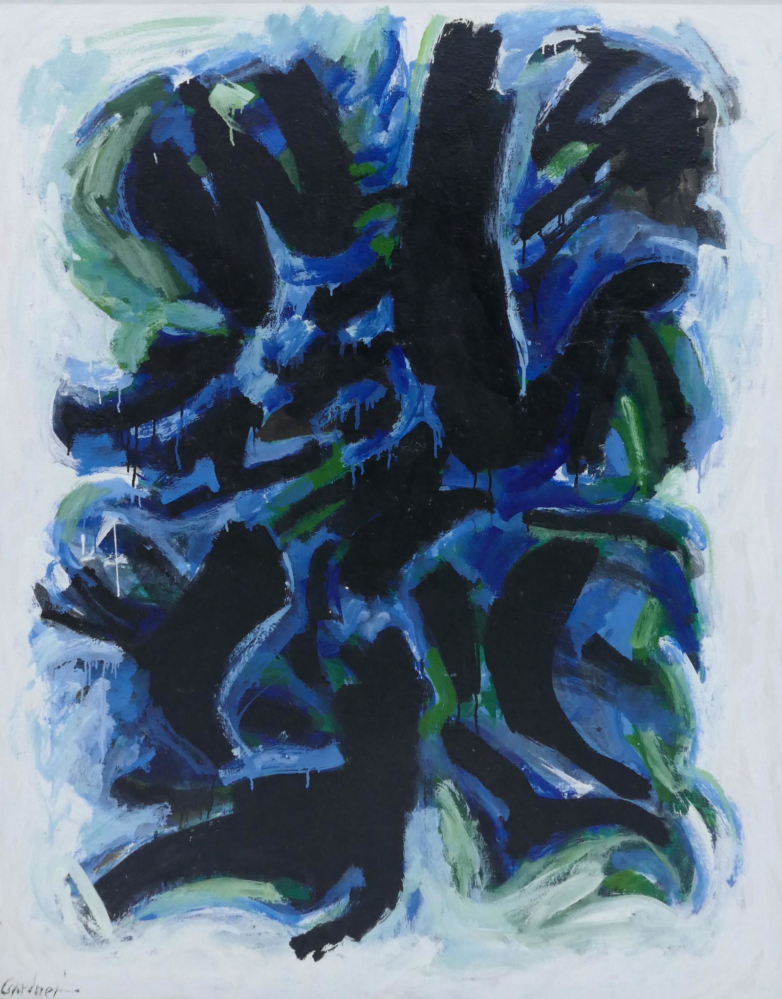 Byron Gardner ''Dark Pond'' 1963 Oil (1 of 3)