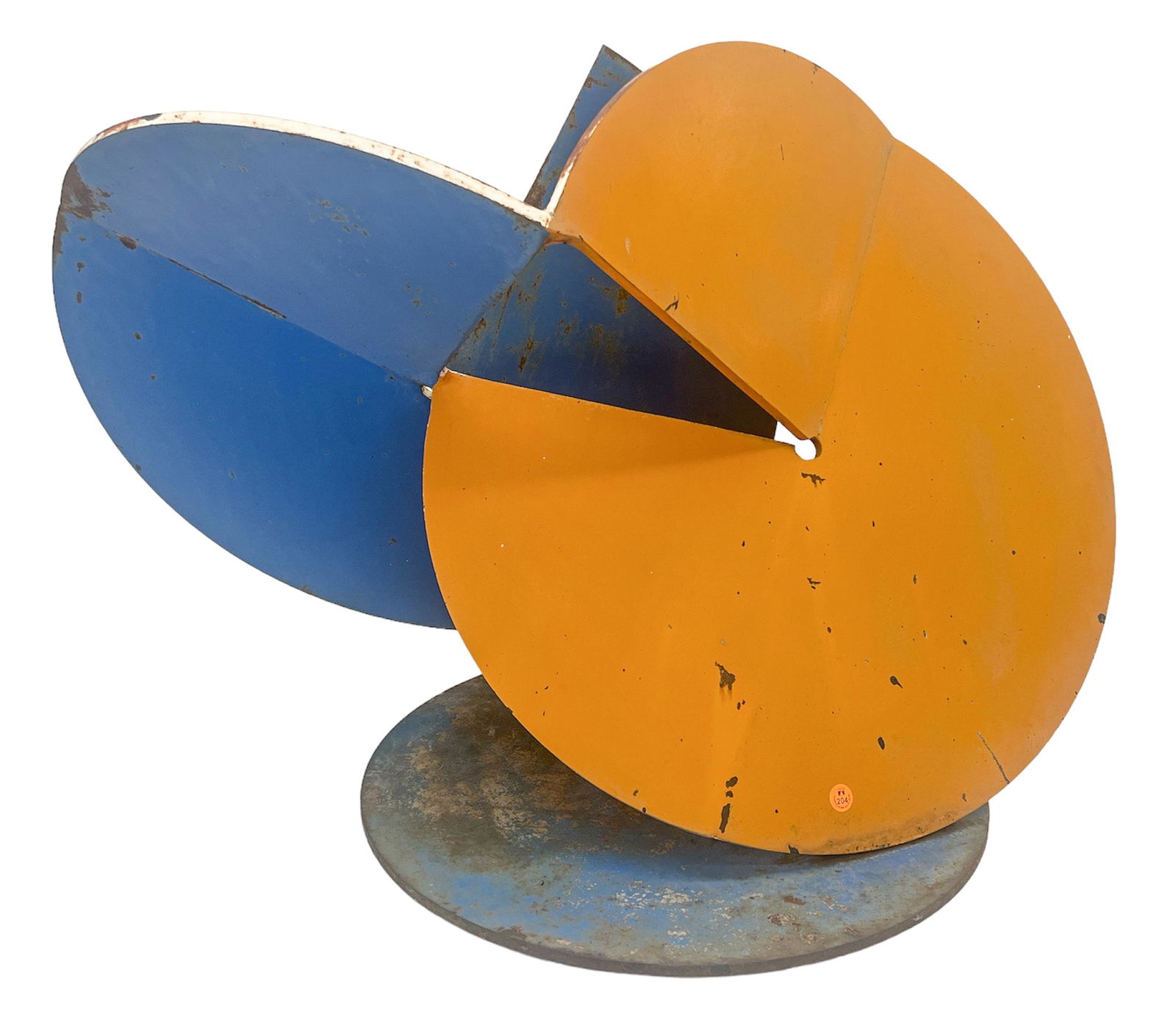 Charles W. Smith ''Folding Circles'' Enameled Steel (1 of 4)