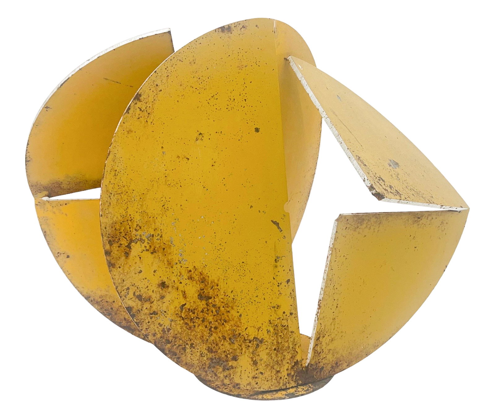 Charles W. Smith ''Folding Circles'' (Yellow) (1 of 4)