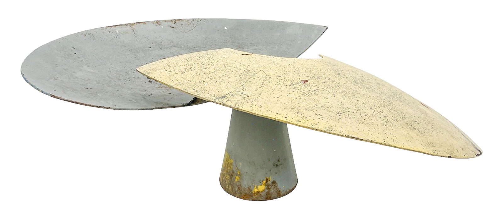 Charles W. Smith ''Spiraling Circles'' Enameled Steel (1 of 4)