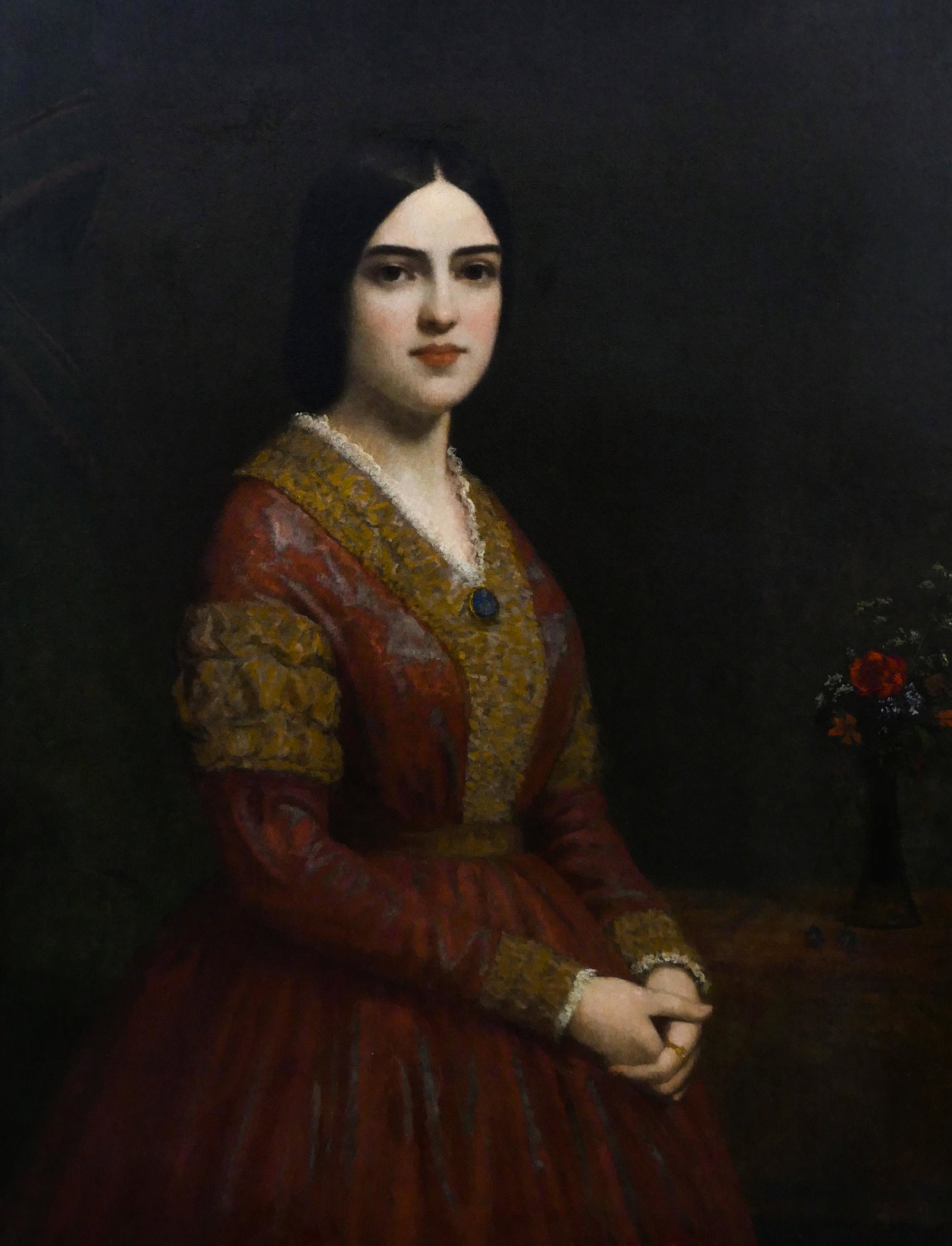 Henry Augustus Loop ''New Jersey Farmer's Daughter'' Oil (1 of 3)