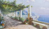 Bernardo Hay ''View of Capri'' Oil