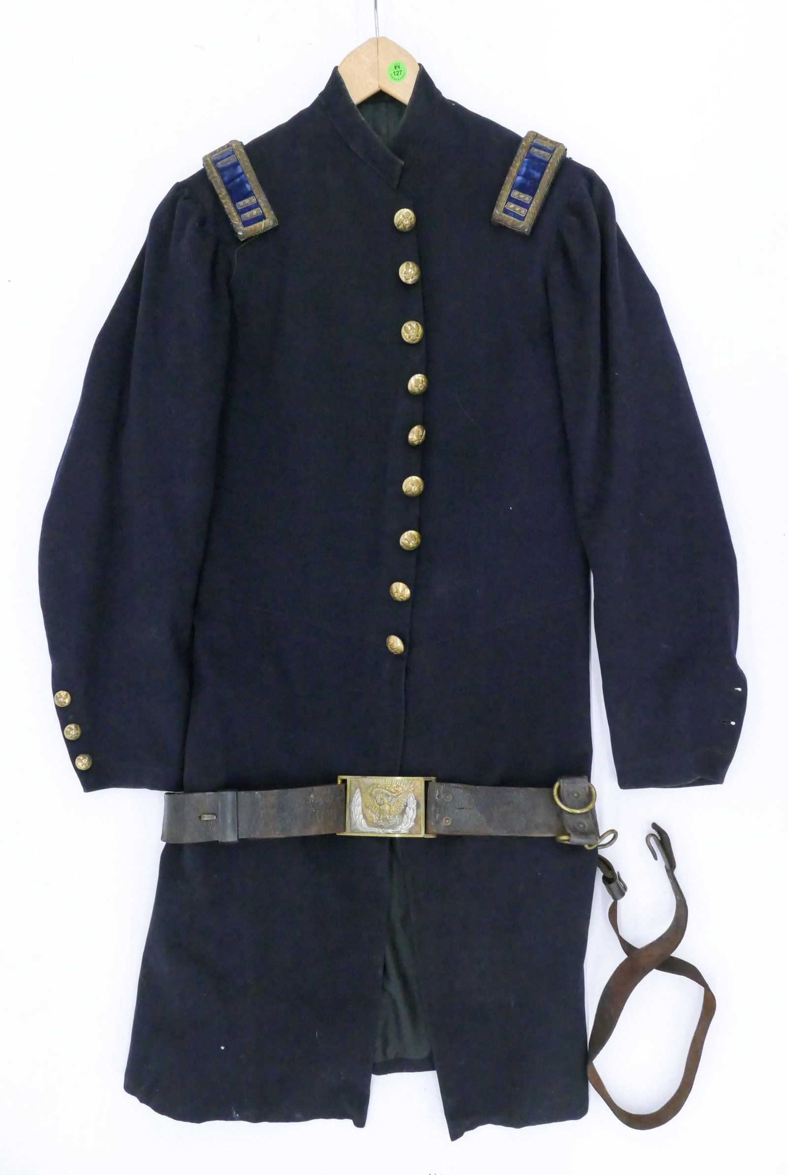 Original Civil War Field Officer's Uniform and Belt Buckle (1 of 11)