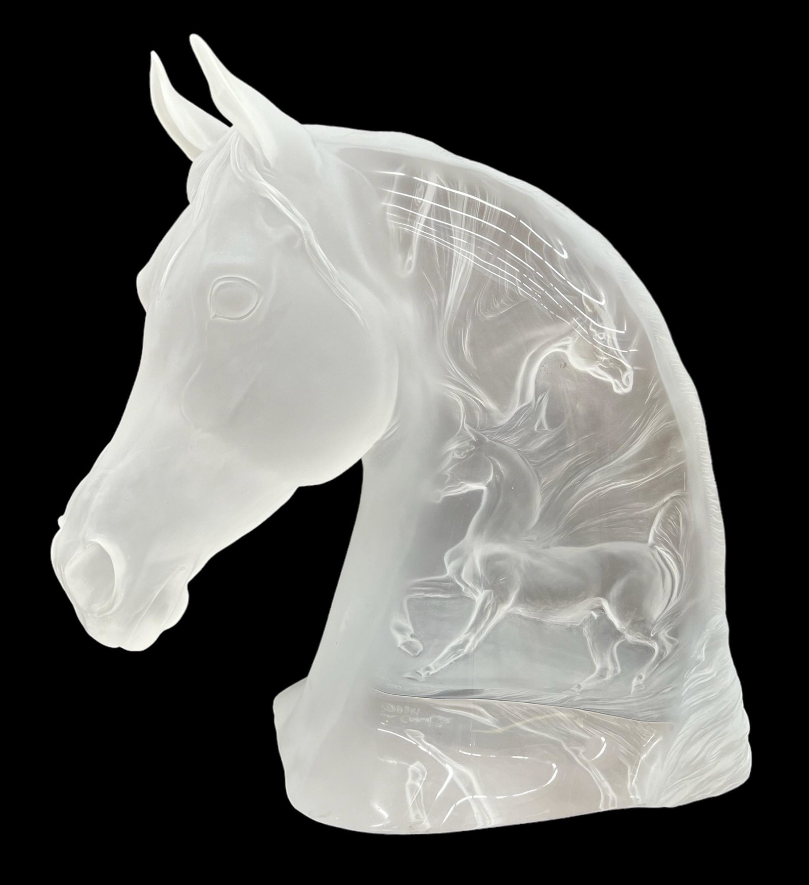 Gwen Reardon ''Seeking the Spirit'' (Horse) 1986 Acrylic (1 of 2)