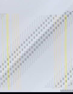 Gene Davis ''Untitled'' (Line Drawing) 1980 Marker: Gene Davis (1920-1985 American) ''Untitled'' (Line Drawing) 1980 Marker on Paper 20''x15'' Sheet. Signed and dated l.r. Gallery framed 25.5''x20''. Charles Cowles Gallery, New York label on verso. Exc