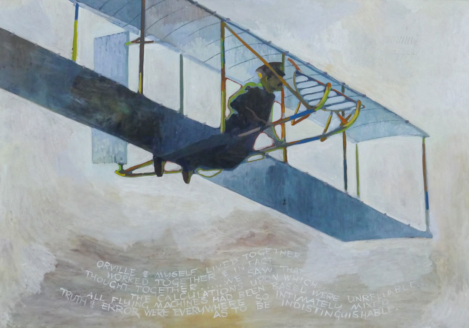 William Cumming ''First Flight'' 1979 Large Temper (1 of 3)