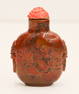 Chinese Red Agate Carved Snuff Bottle