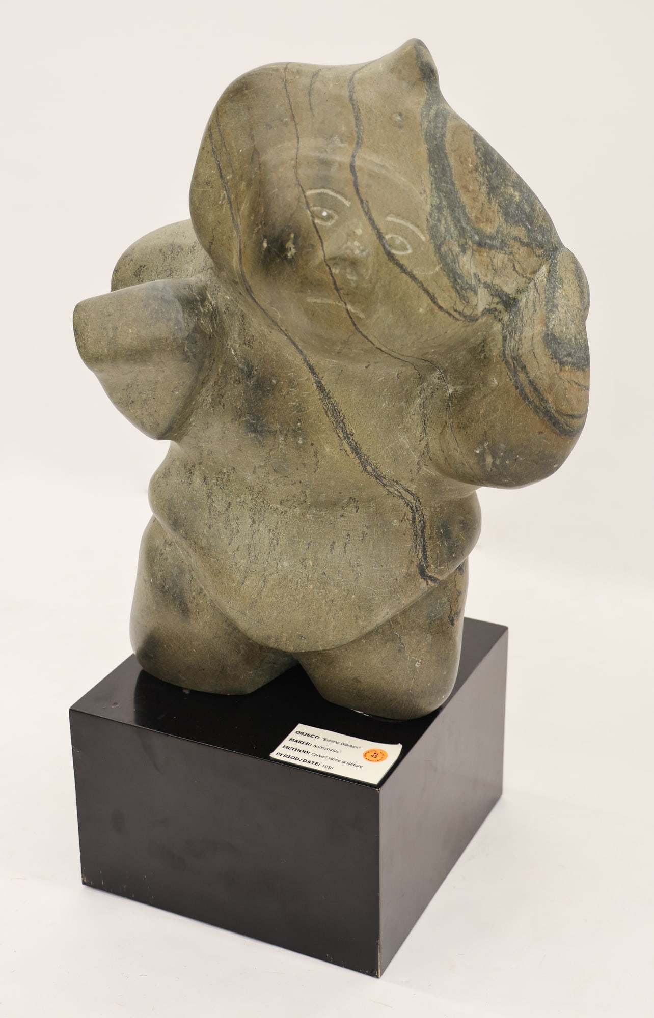 Pauta Saila ''Eskimo Woman'' Large Stone Sculpture (1 of 5)