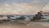 Richard P. Habersham ''Seascape'' 1886 Oil