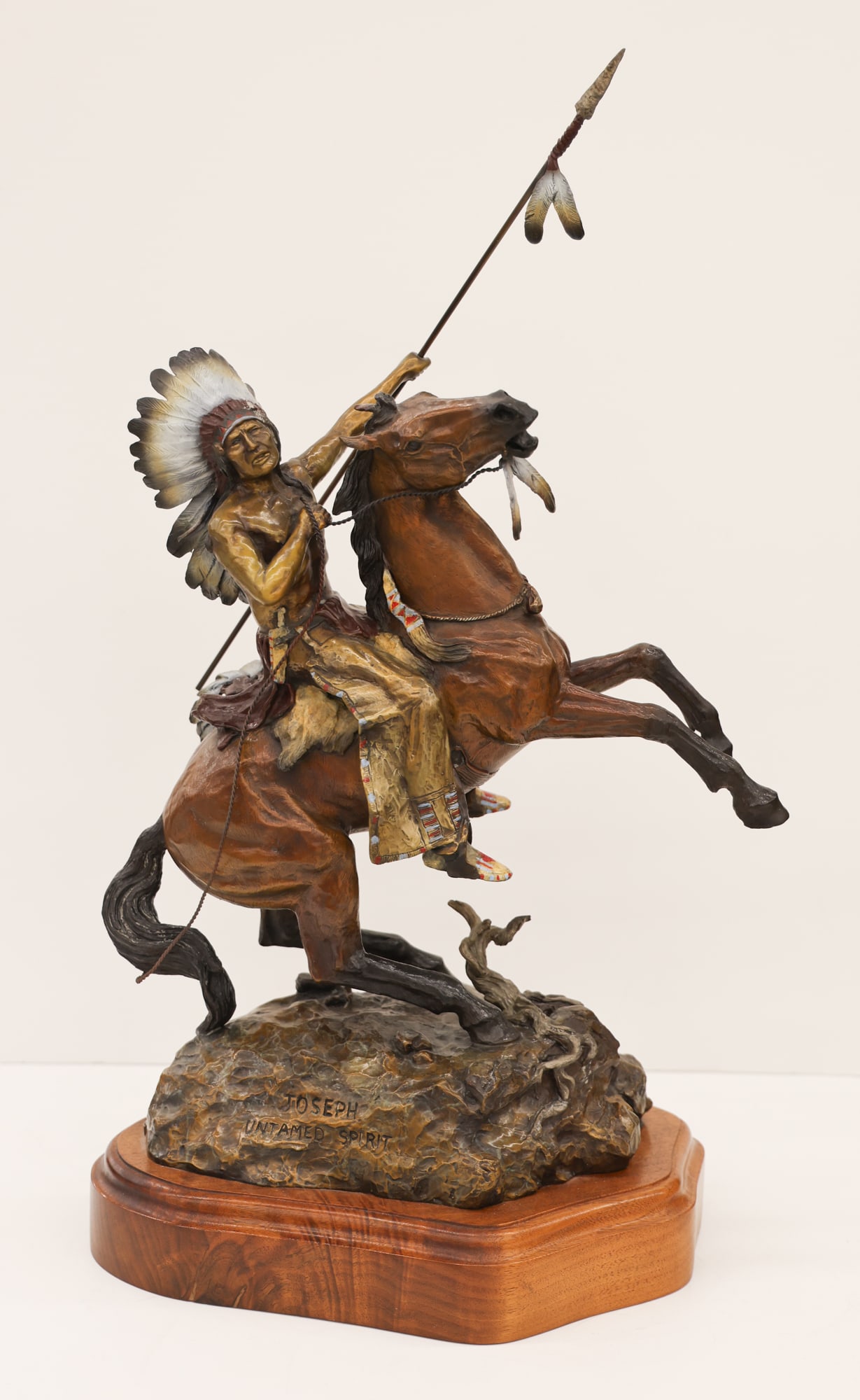 David Manuel ''Joseph Untamed Spirit'' 1982 Bronze (1 of 3)