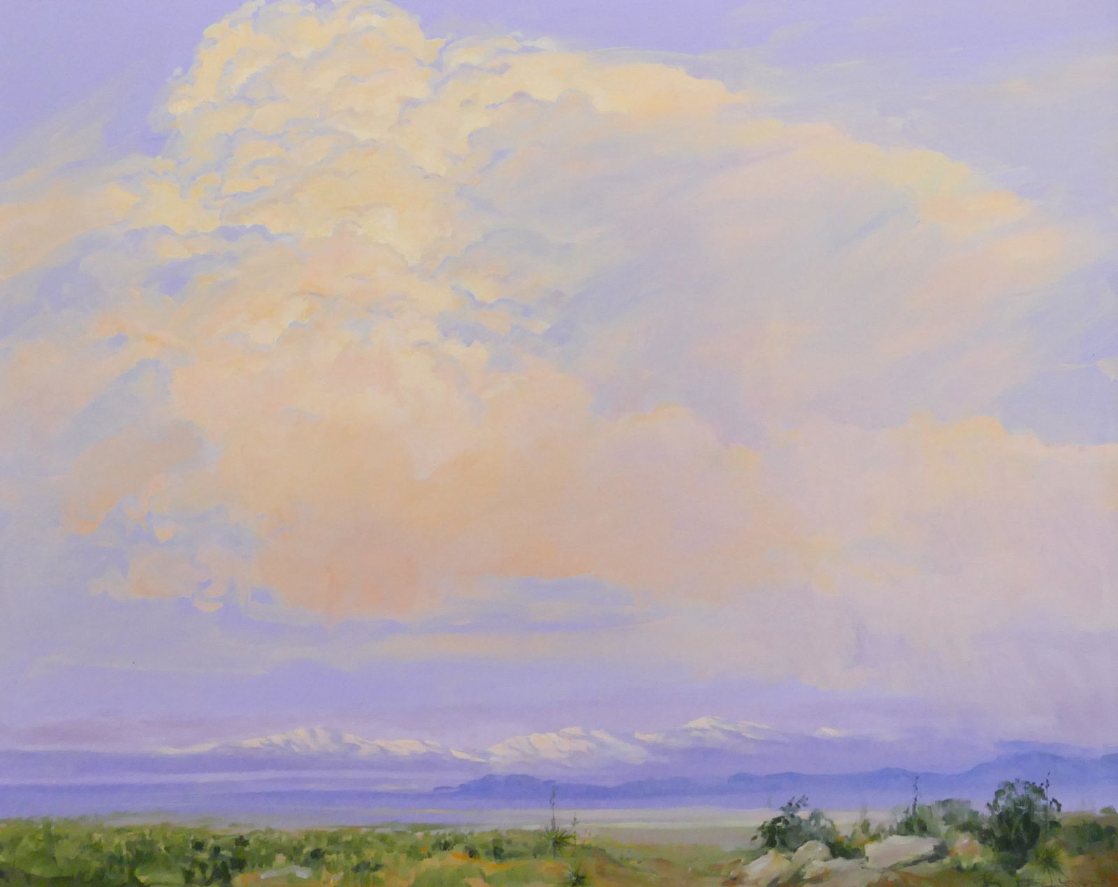 Jack Fellows ''Chiricahua Winter'' Oil (1 of 3)