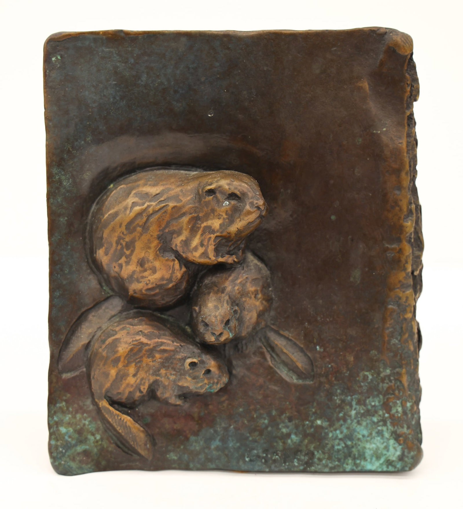 Georgia Gerber ''Beaver Memories'' 1994 Bronze Sculpture: Georgia Gerber (b.1955 Washington) ''Beaver Memories'' 1994 Bronze Sculpture 6.75''x5.75''. Signed and numbered 8 of 15 edition lower right. Purchased at Gallery Mack, Seattle. Excellent condition.