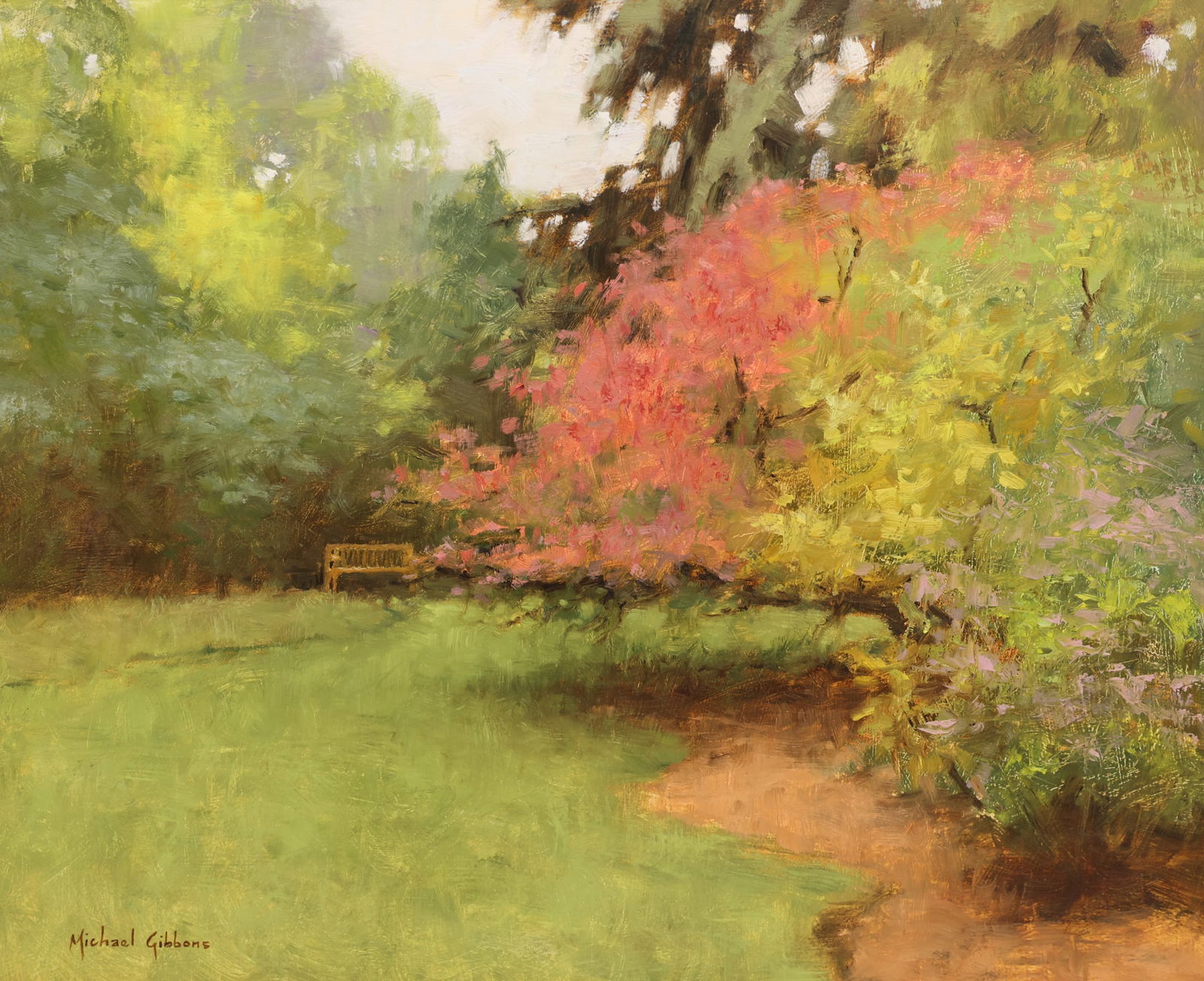 Michael Gibbons ''Quiet Refuge'' (My Oregon) Oil (1 of 2)