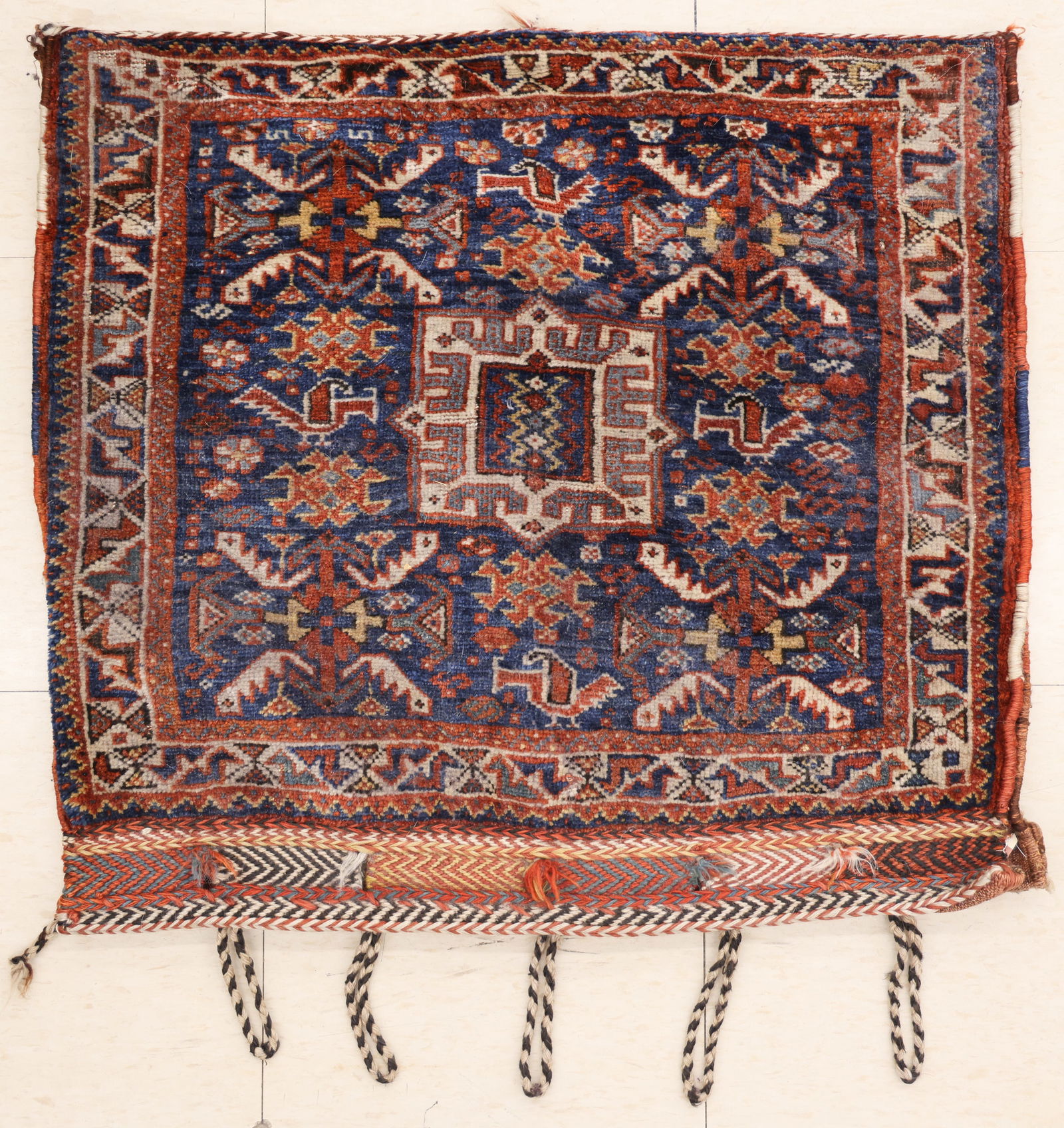 Semi Antique Kashgai Oriental Saddle Bag (1 of 2)