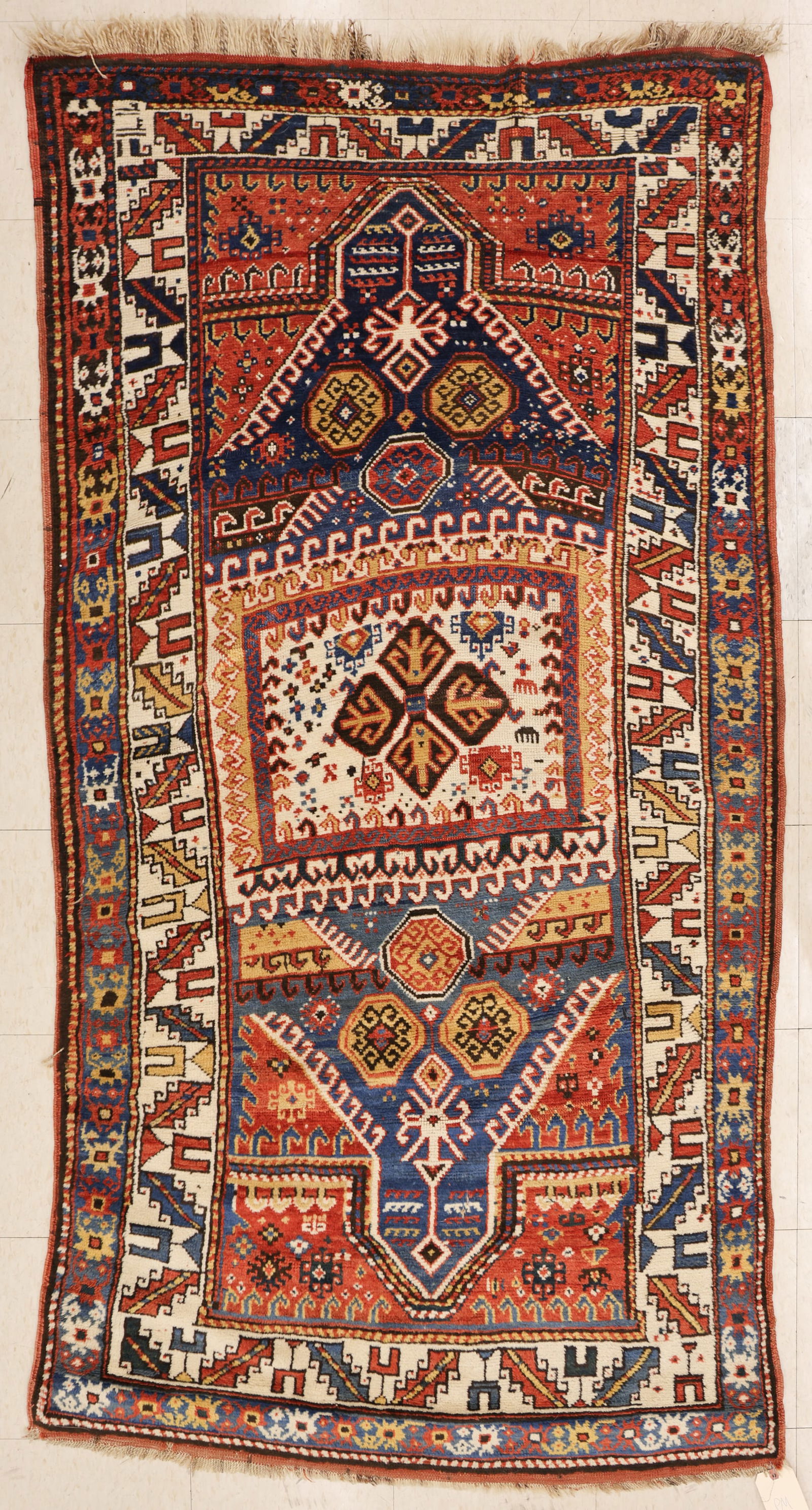 Antique Kasim Ushak Caucasian Oriental Rug (1 of 4)