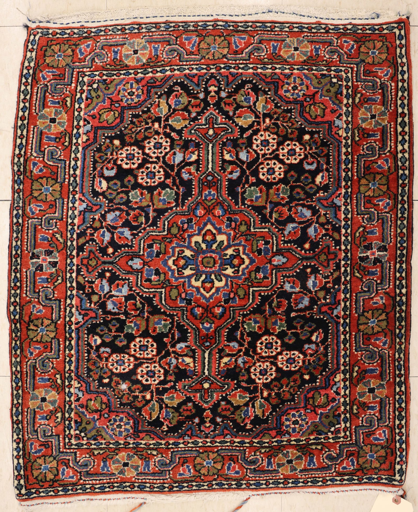 Semi Antique Persian Oriental Rug Mat (1 of 2)