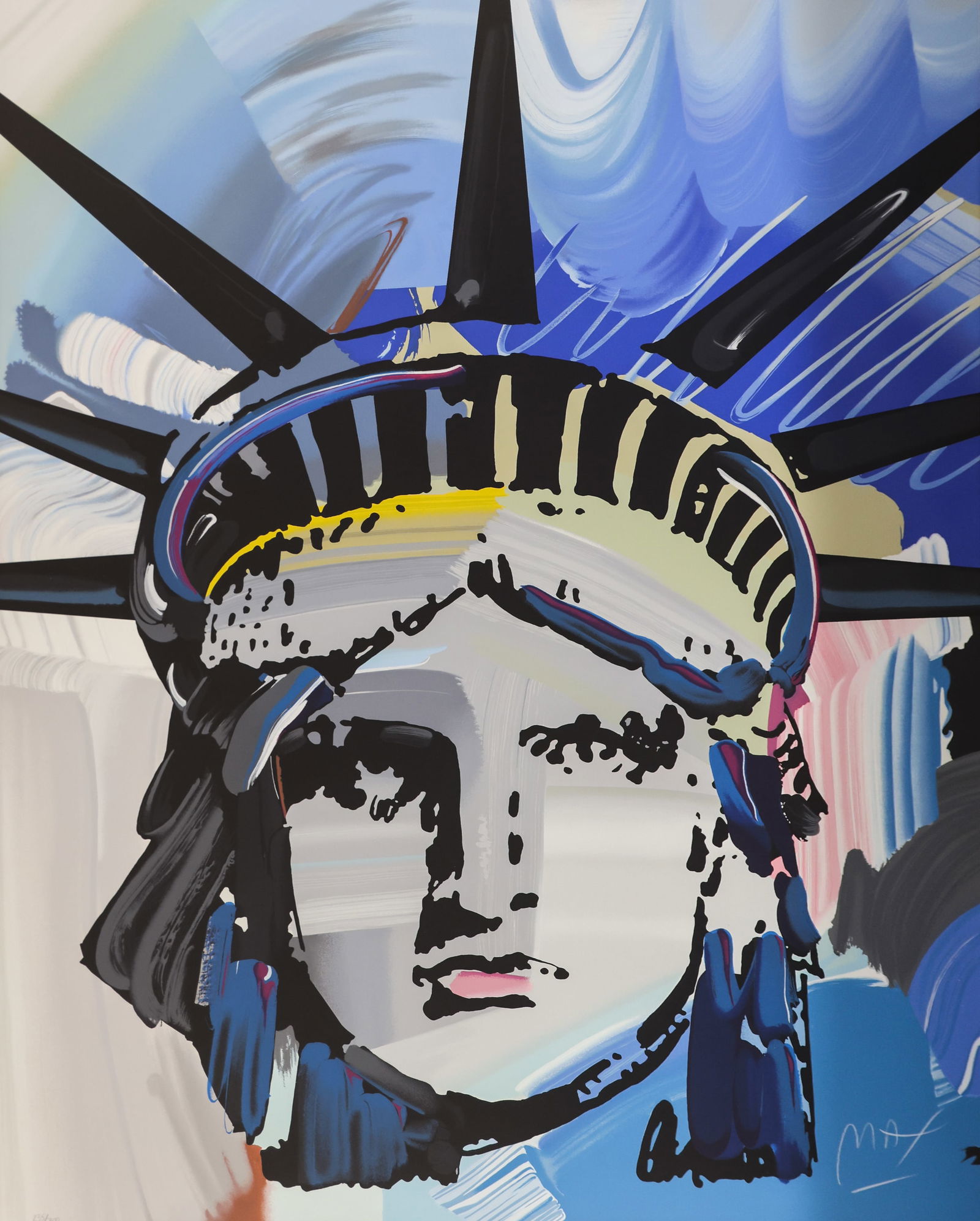 Peter Max ''Liberty'' 1990 Serigraph (1 of 2)