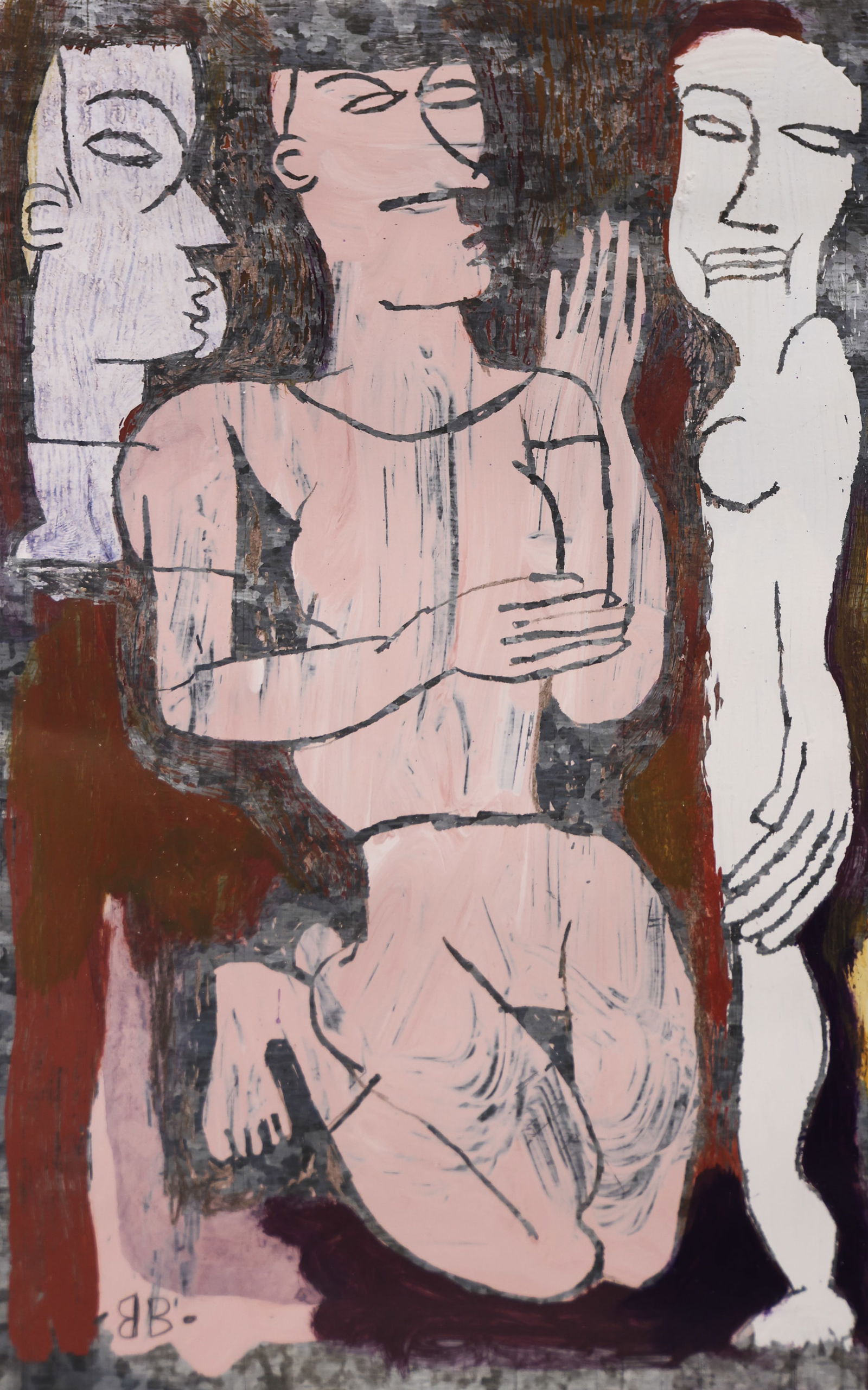 Bill Brewer ''A Gypsy Woman'' Acrylic (1 of 2)