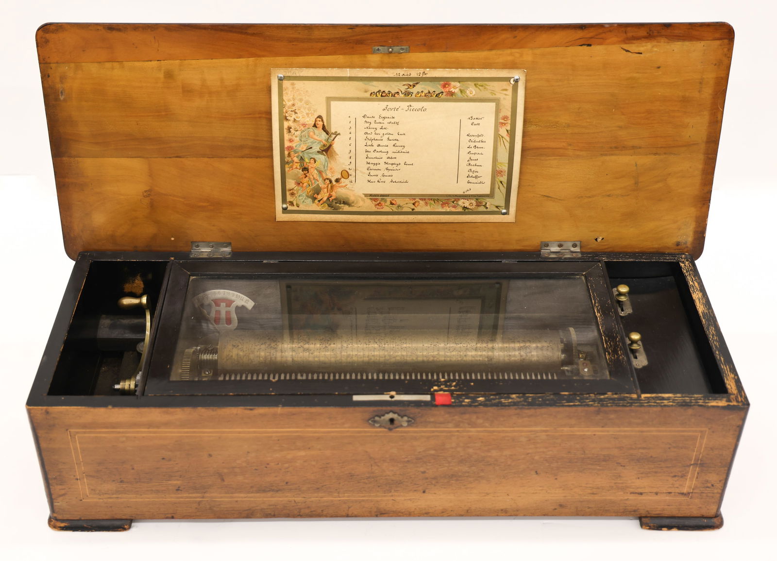 Antique Magnenat & Sons Swiss Cylinder Music Box (1 of 3)