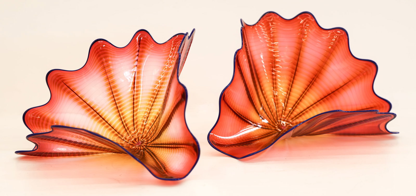 Dale Chihuly ''Strawberry Persian Duo'' Glass (1 of 6)