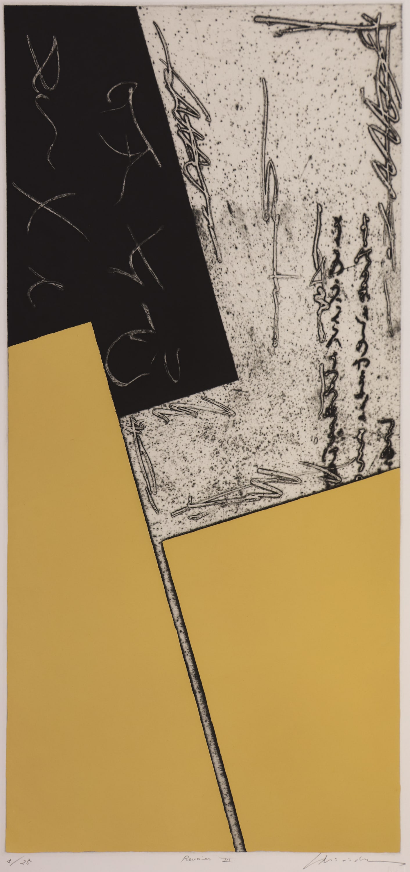 Shinichi Nakazawa ''Reunion III'' Etching with Gold (1 of 2)