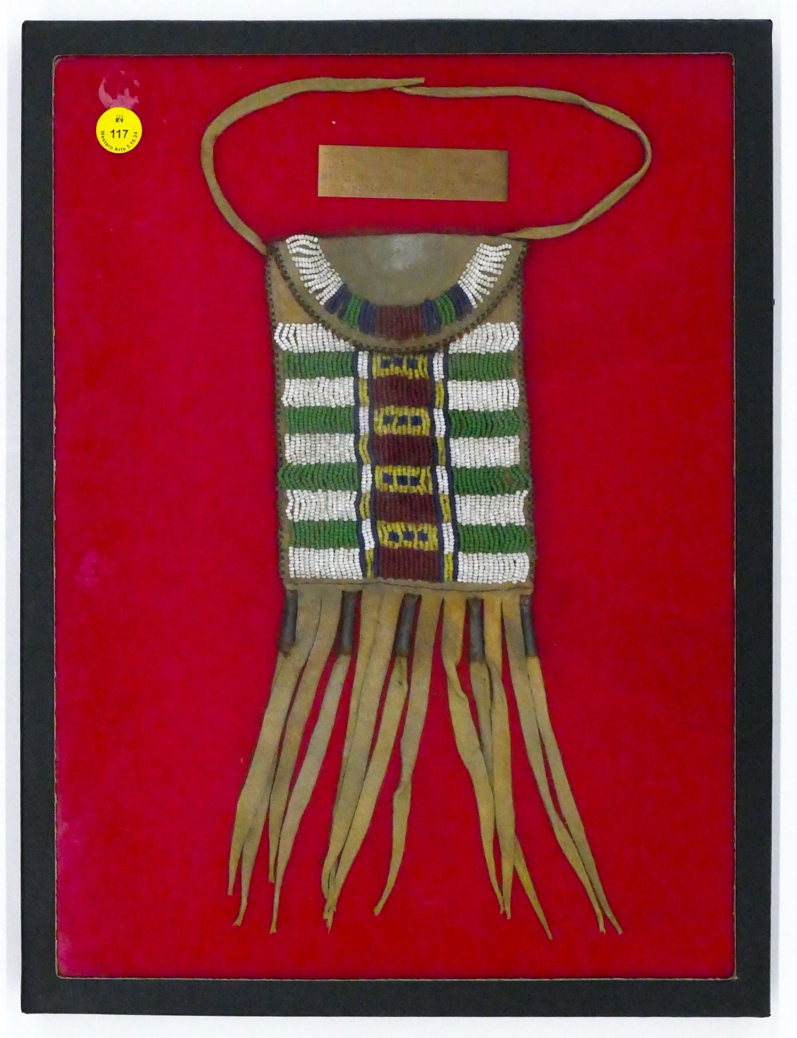 Old Cheyenne Plains Beaded Strike a Light Bag (1 of 1)