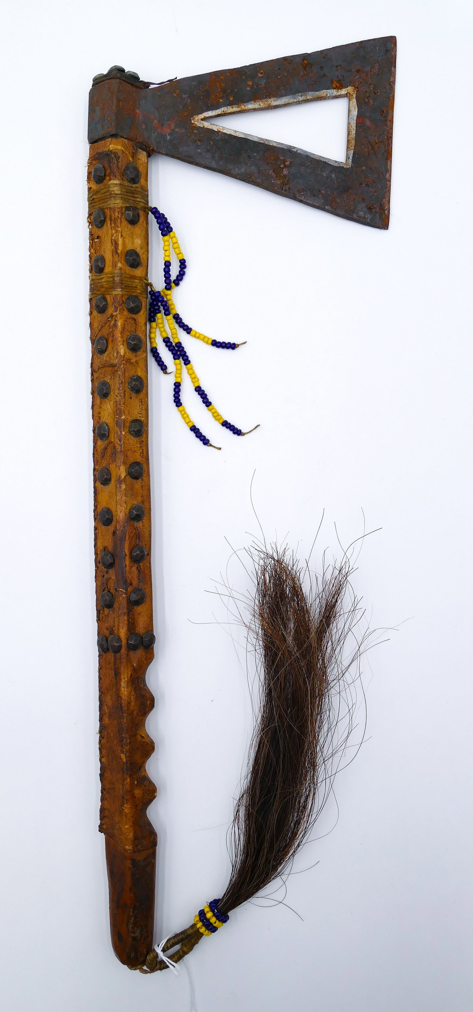 Old Plains Indian Tomahawk with Beadwork (1 of 3)
