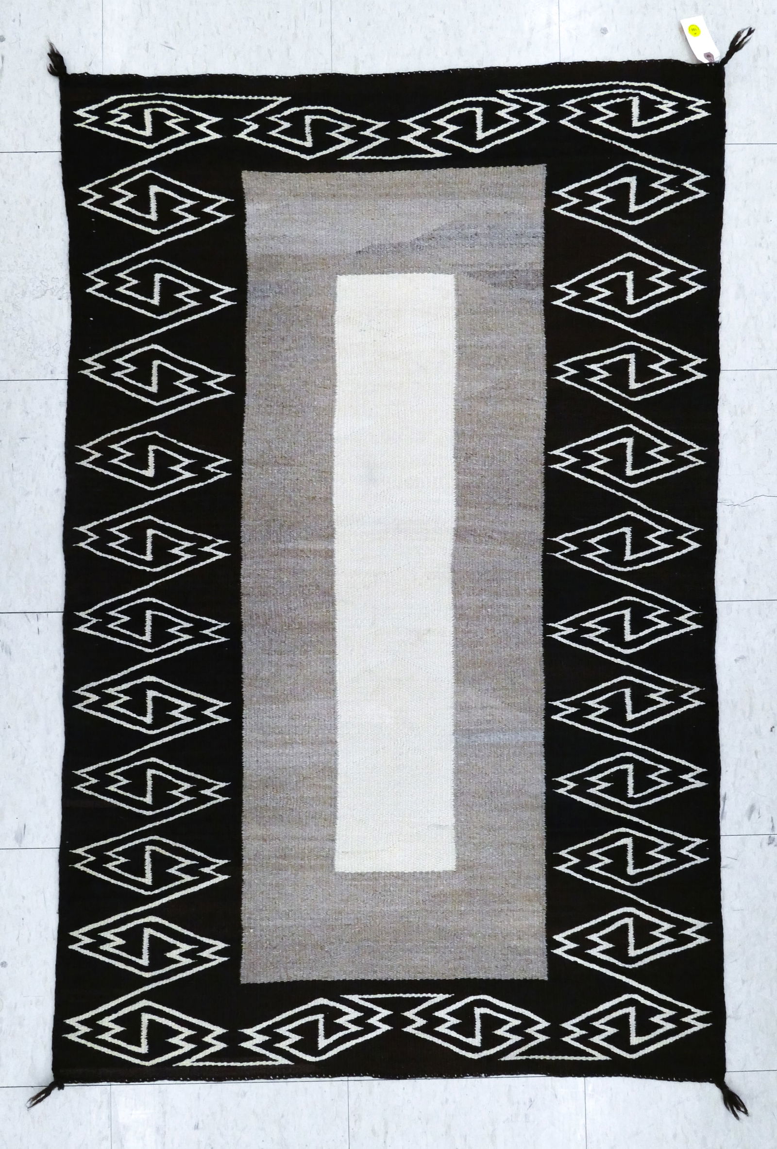 Old Navajo Teec Nos Pos Double Saddle Blanket (1 of 3)