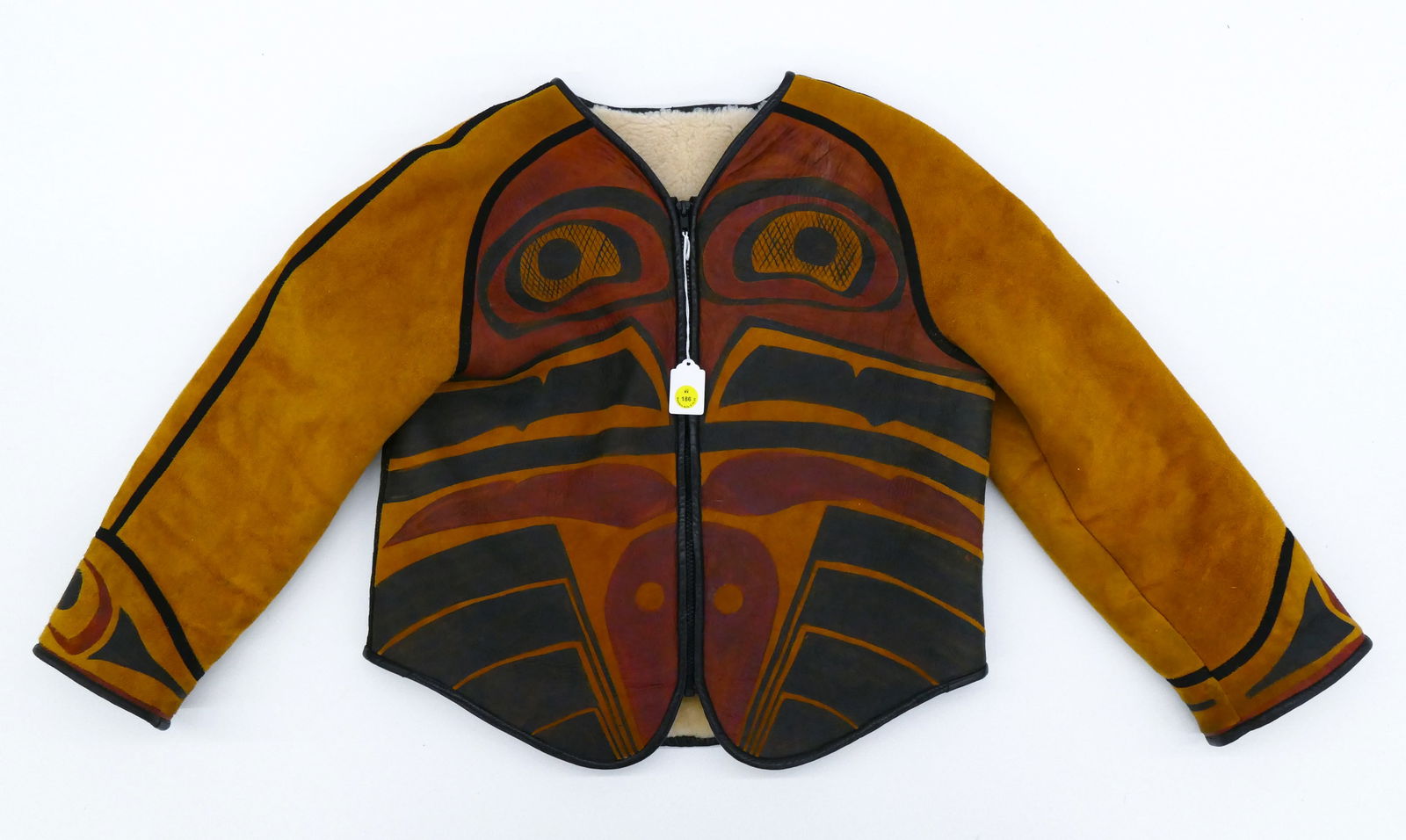 Vintage Betty David NW Coast Style Painted Jacket (1 of 3)