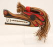 David Strong Della ''Wolf Headdress Mask'' Cedar