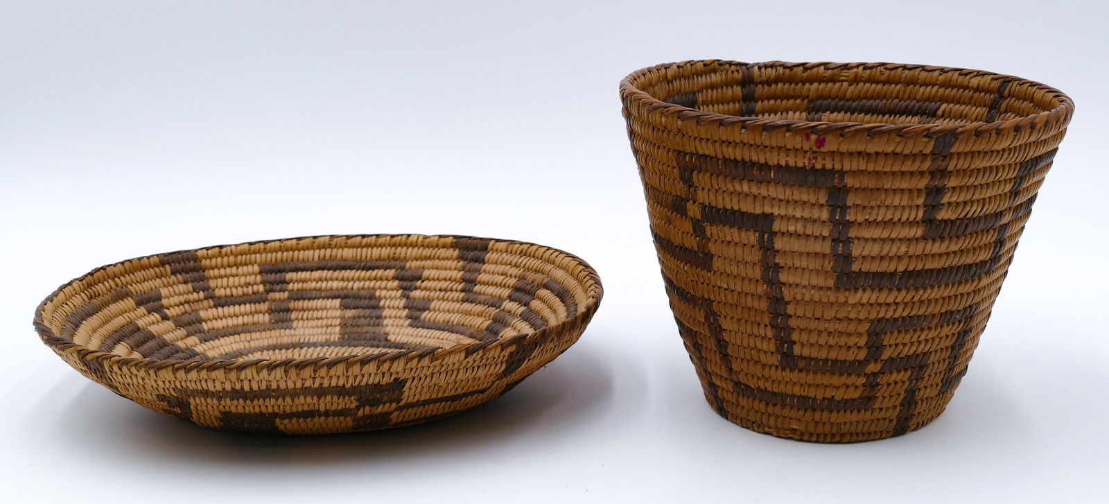2pc Old Pima Indian Baskets (1 of 3)