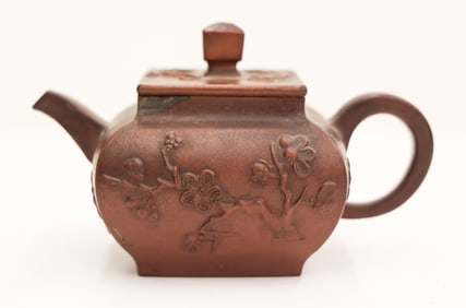 Chinese Export Small Molded Yixing Teapot