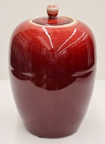 Chinese Sang de Boeuf Porcelain Jar