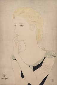 Tsuguharu Foujita ''Portrait of a Young Blonde'' 193