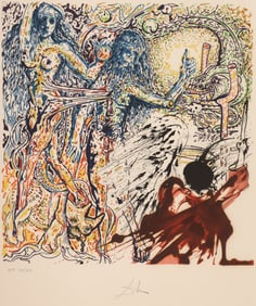 Salvador Dali ''Paradise Lost'' 1974 Lithograph