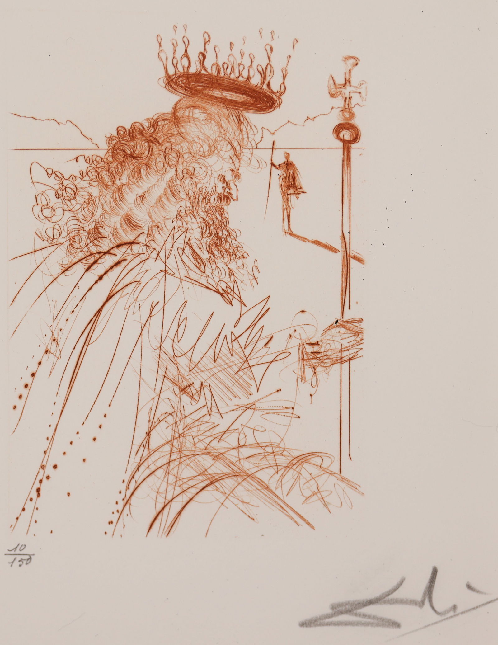 Salvador Dali ''King Lear'' 1968 Engraving (1 of 2)