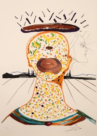 Salvador Dali ''Cyclopean Make-Up'' 1975 Lithograph