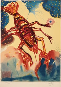 Salvador Dali ''Cancer'' (Zodiac) 1967 Lithograph
