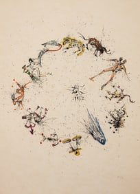 Salvador Dali ''Original'' (Zodiac) 1967 Lithograph