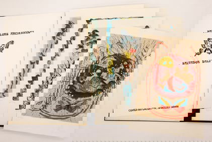 Salvador Dali ''Papillons Anciennes'' 1977 Lithograph