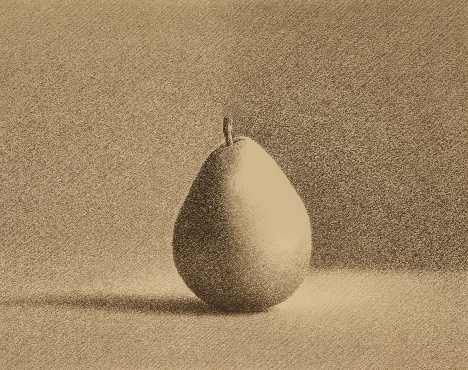 Martha Alf ''Pear #28'' 1981 Pastel: Martha Alf (b.1930 American) ''Pear #28'' 1981 Pastel on Paper 11''x13.5'' Sight. Signed on verso framing. Newspace, Los Angeles gallery labels on verso. Framed 17''x20''. Excellent condition. Not exa