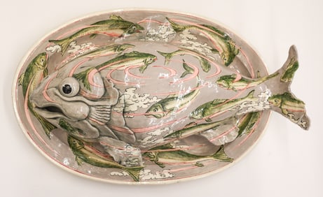 Patti Warashina ''Fish Tag'' 1973 Ceramic