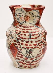 Akio Takamori Sculptural Vessel with Women