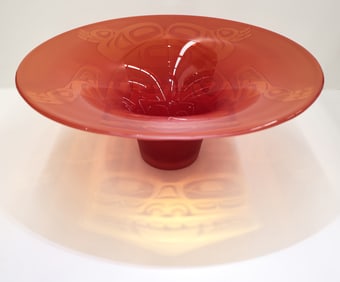 Preston Singletary ''Bear Hat'' 2000 Blown Glass