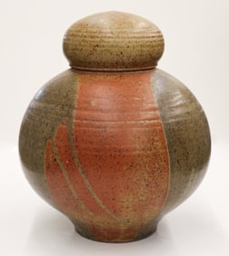 David Shaner Ball Jar Glazed Stoneware