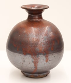 Wayne Ngan Iron Glazed Ball Vase
