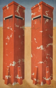 Charles Krafft ''No News from Tartary'' 1988 Acrylic